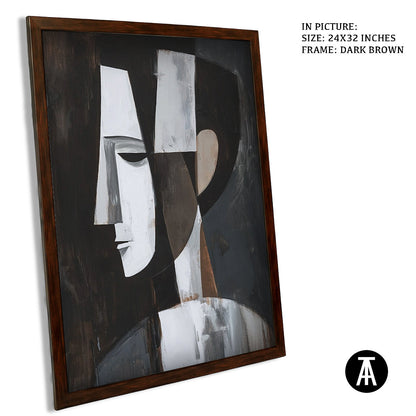 Artwork in Metal Champagne Gold Frame