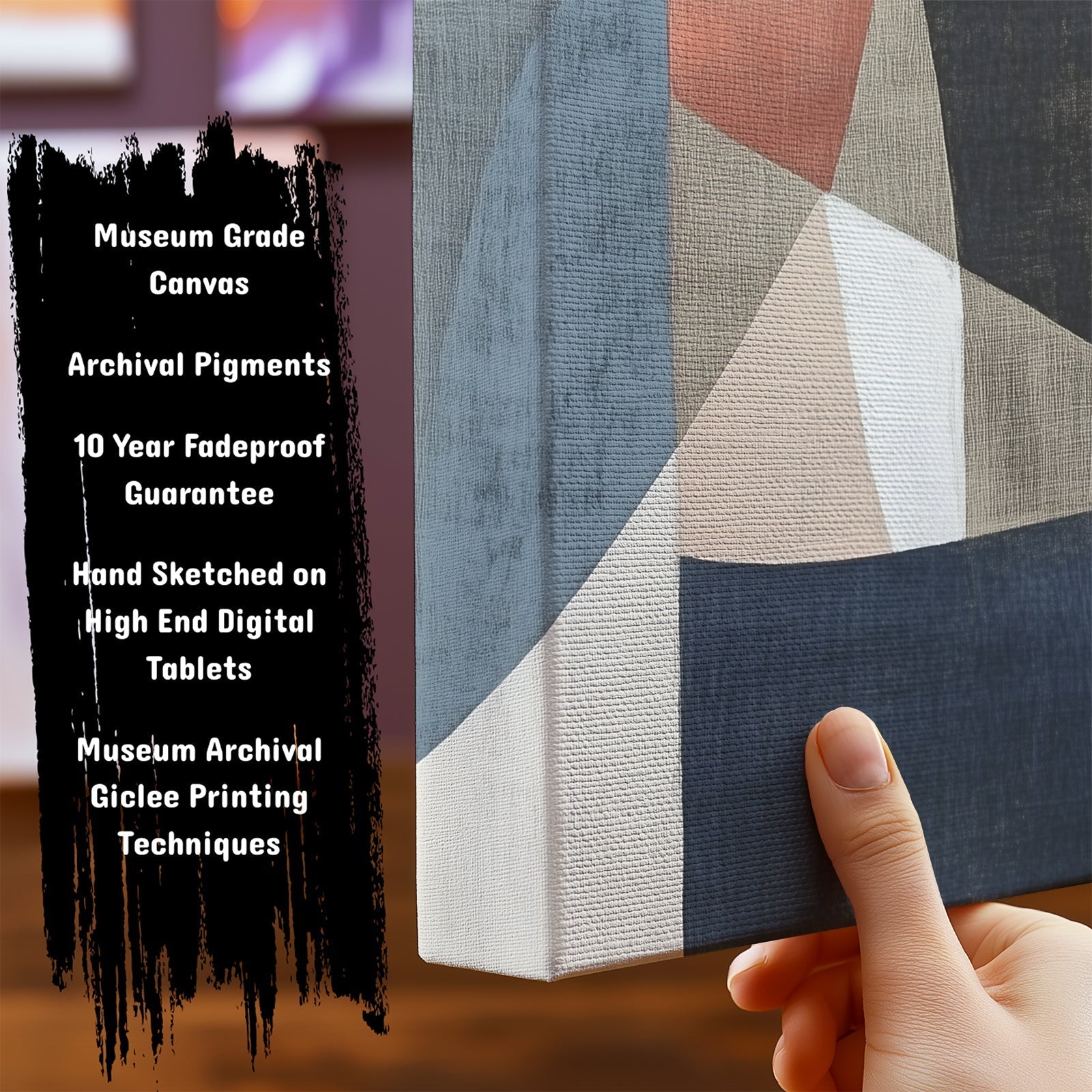 Important Features of our Abstract ArtworksJagged Spectra by NYC Abstract