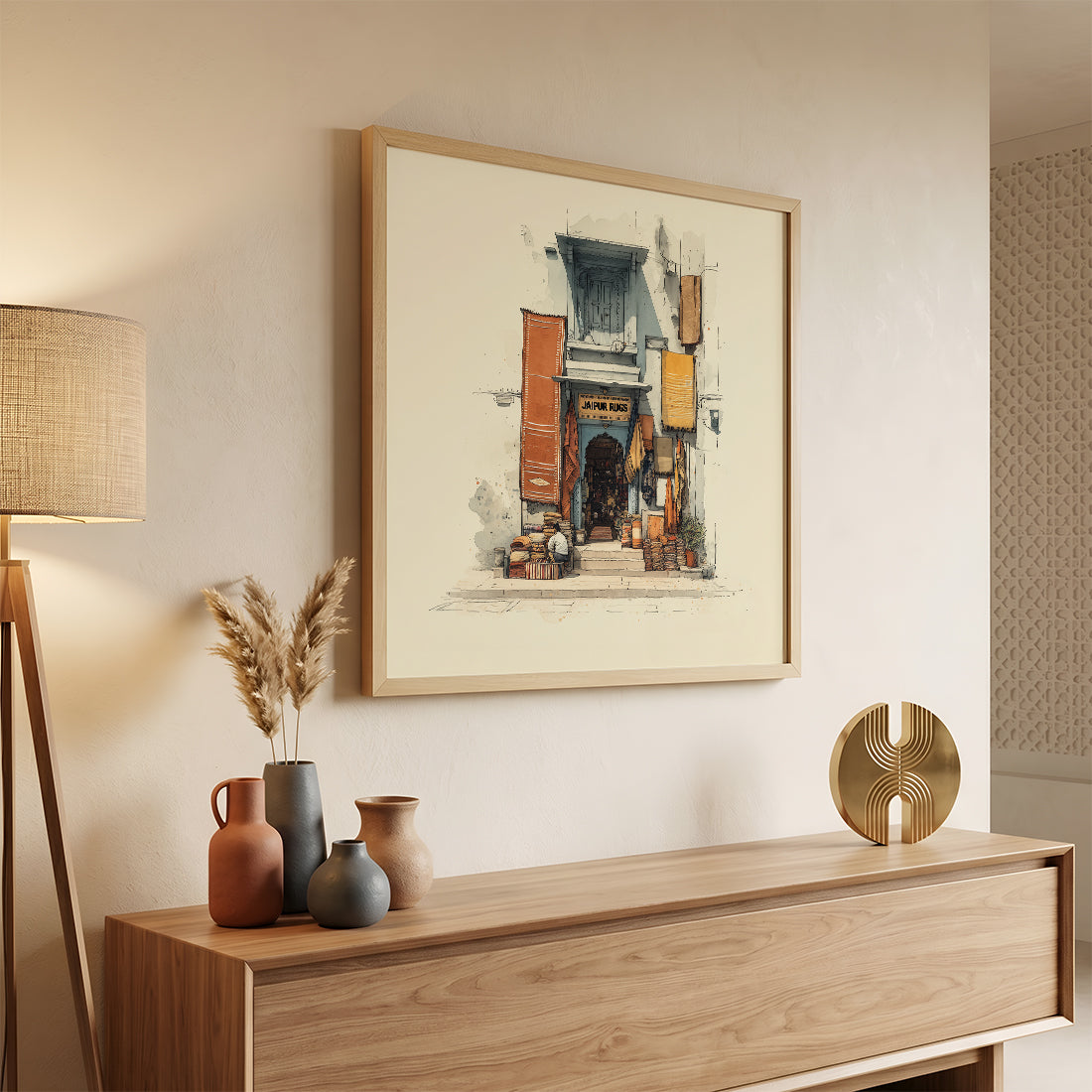 Indian Art in a Lifestyle Setting