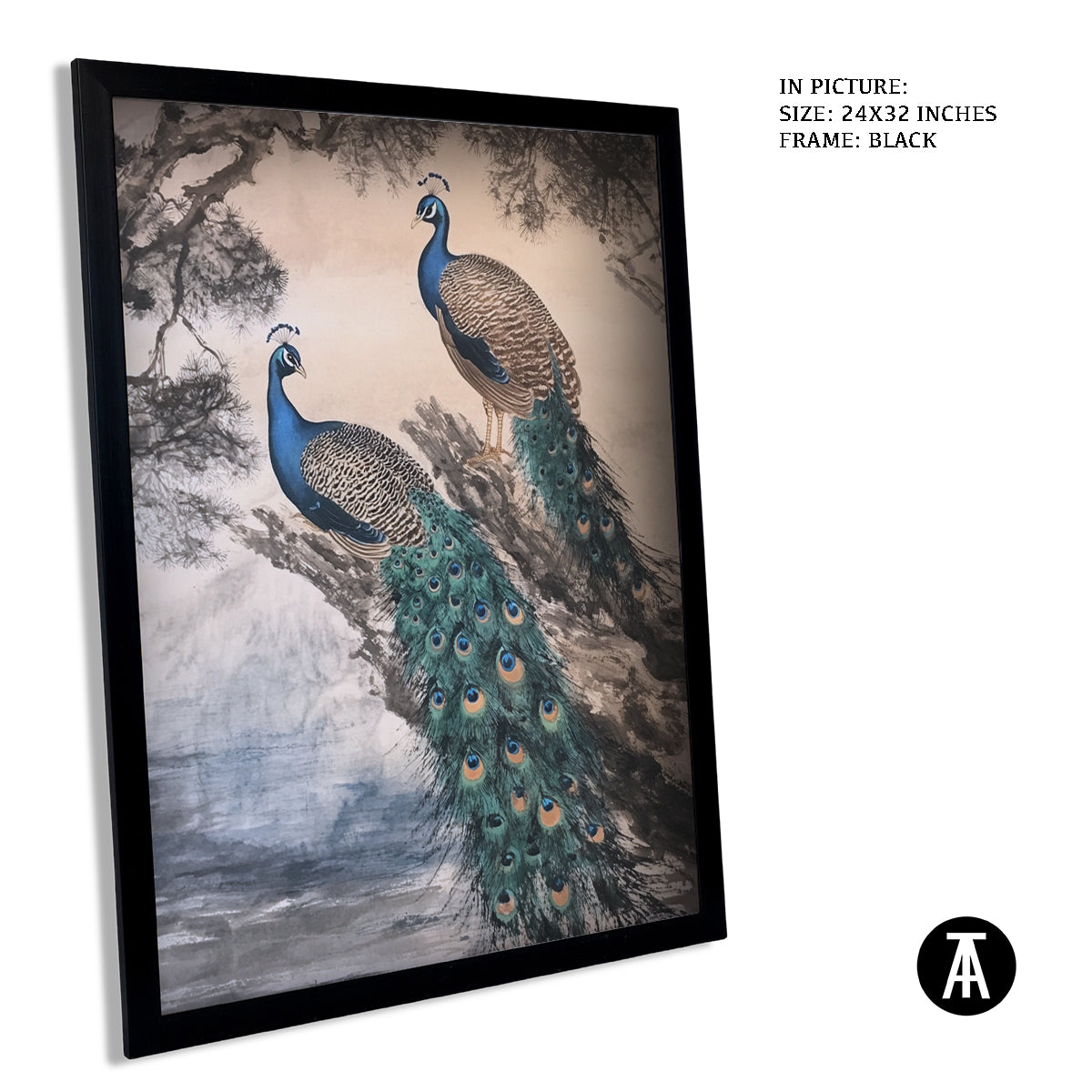 Artwork in Metal Earling Silver Frame