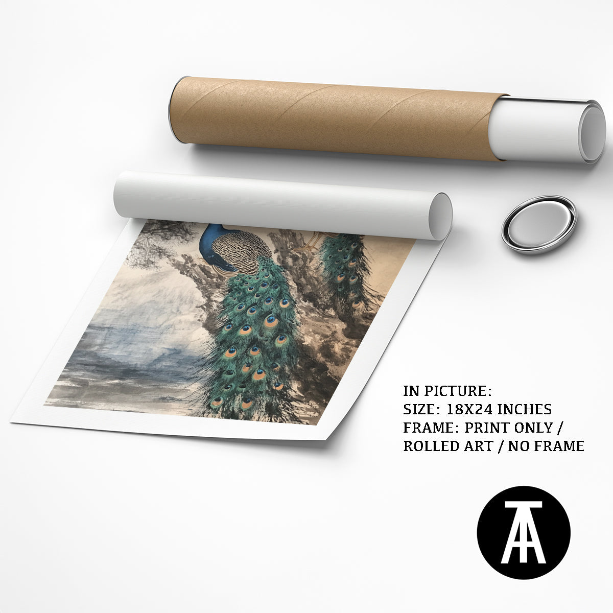 Artwork as Print Only or Rolled Art