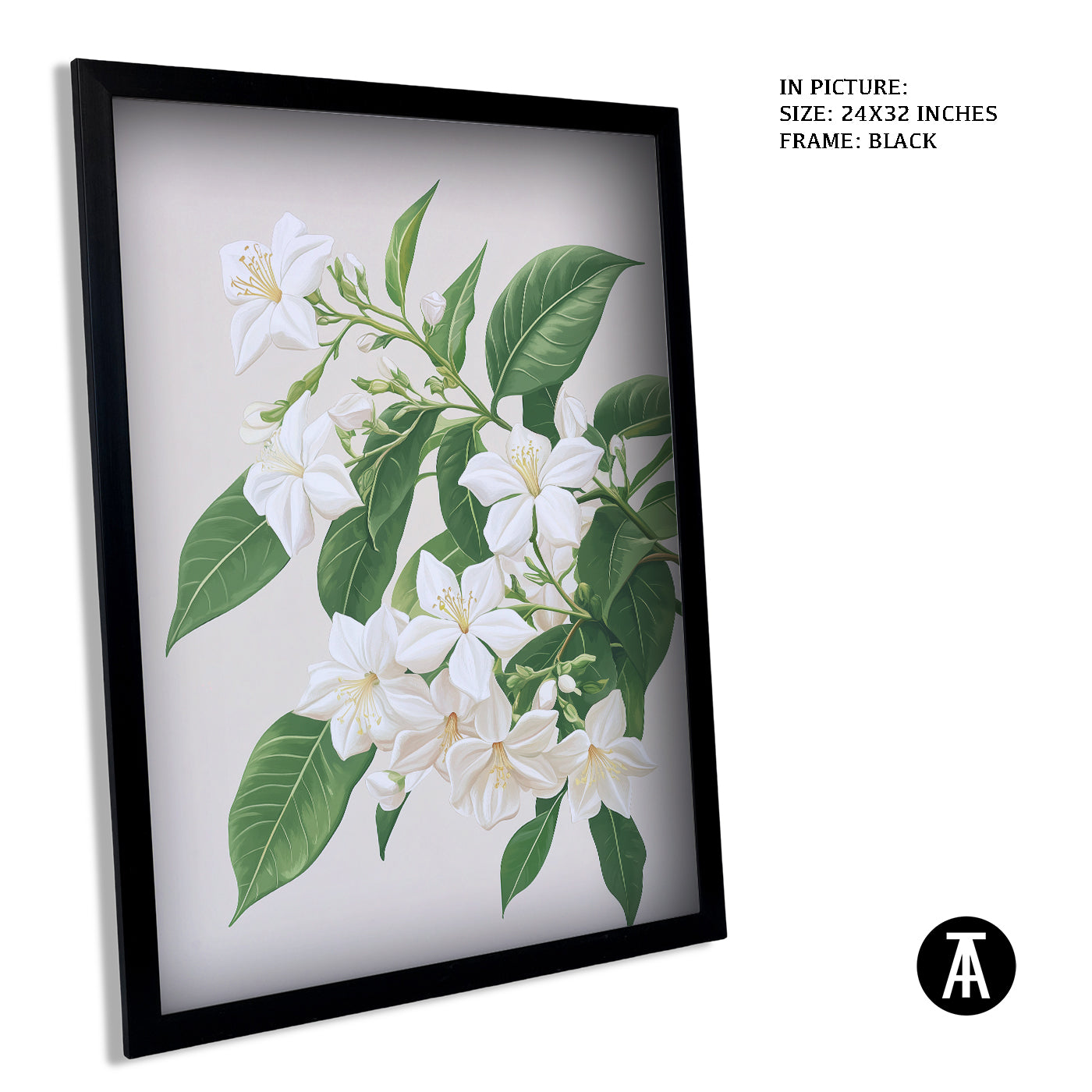 Artwork in Metal Earling Silver Frame