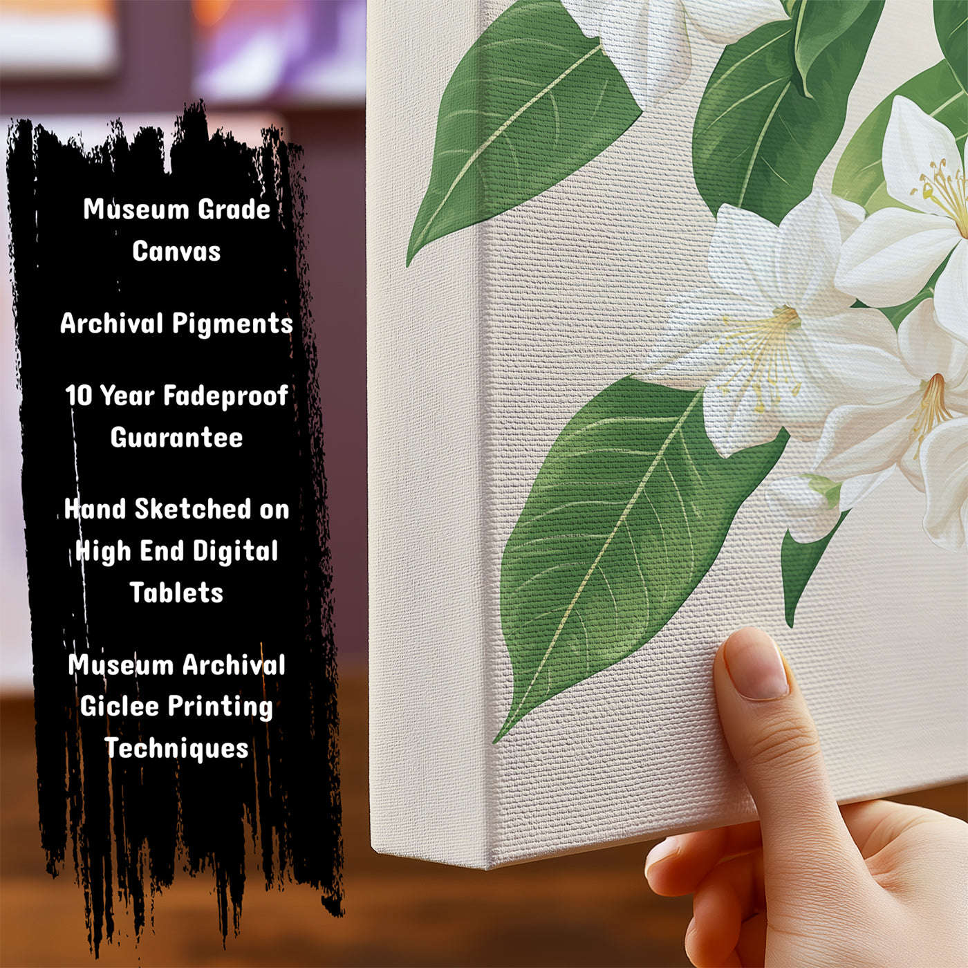 Information about Floral Botanical Canvas Art Print