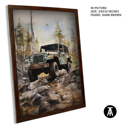 Artwork in Metal Champagne Gold Frame