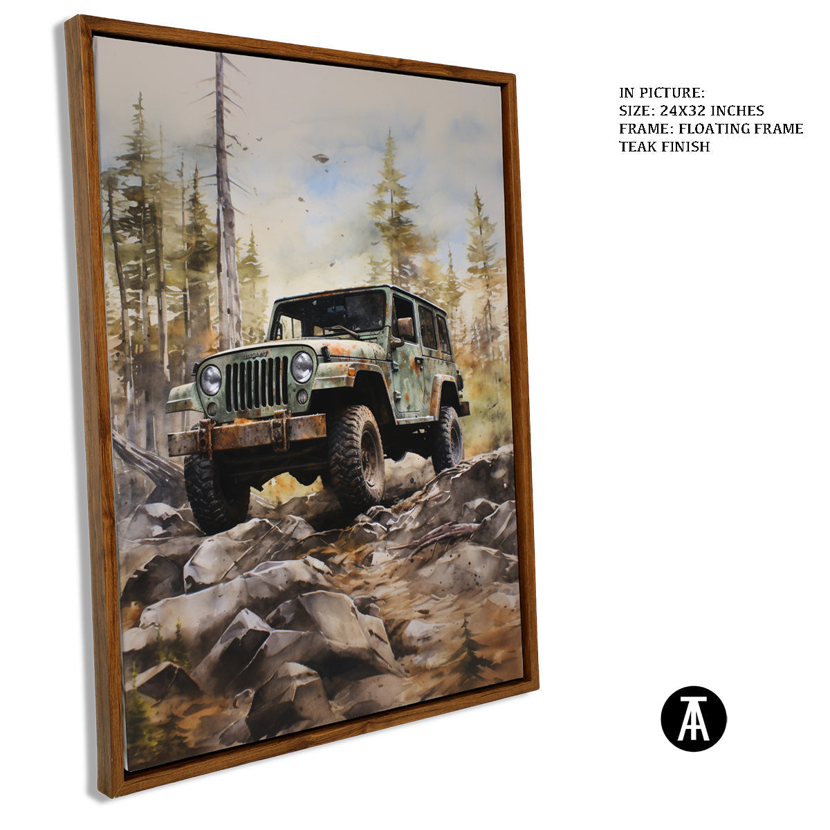 Artwork in Floating Frame