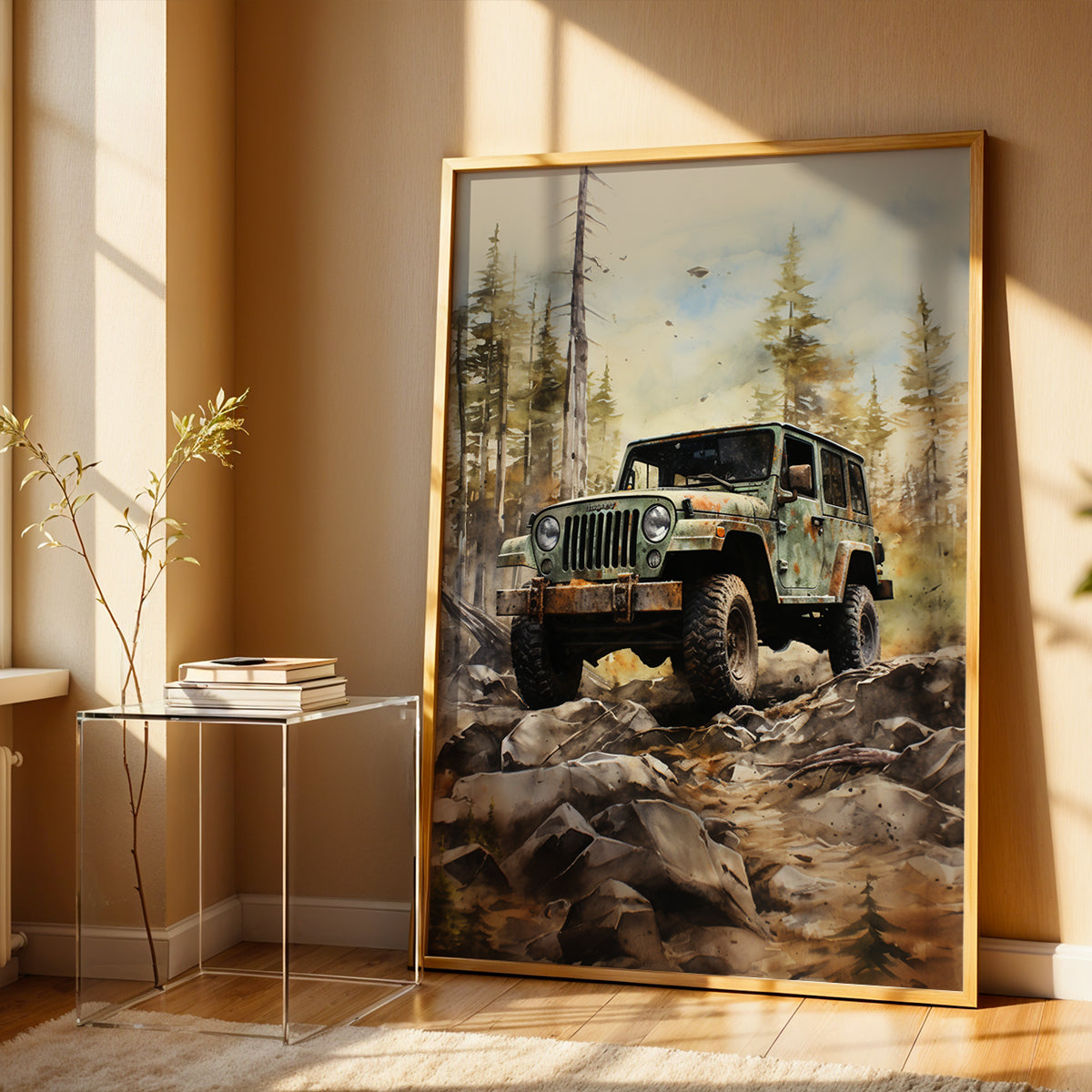 Limited Edition Painting in a Lifestyle Setting