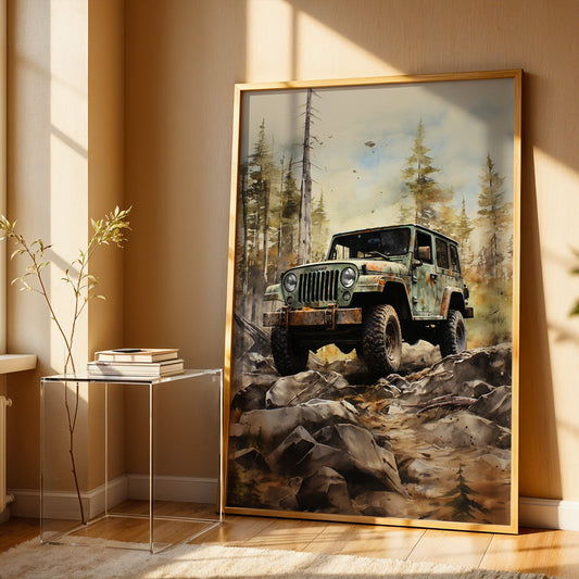 Limited Edition Painting in a Lifestyle Setting