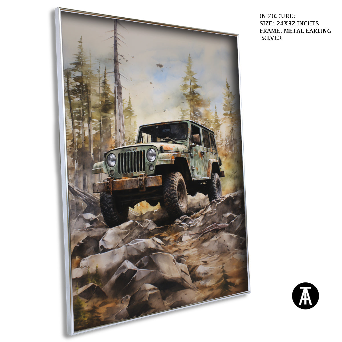 Artwork in Black Frame