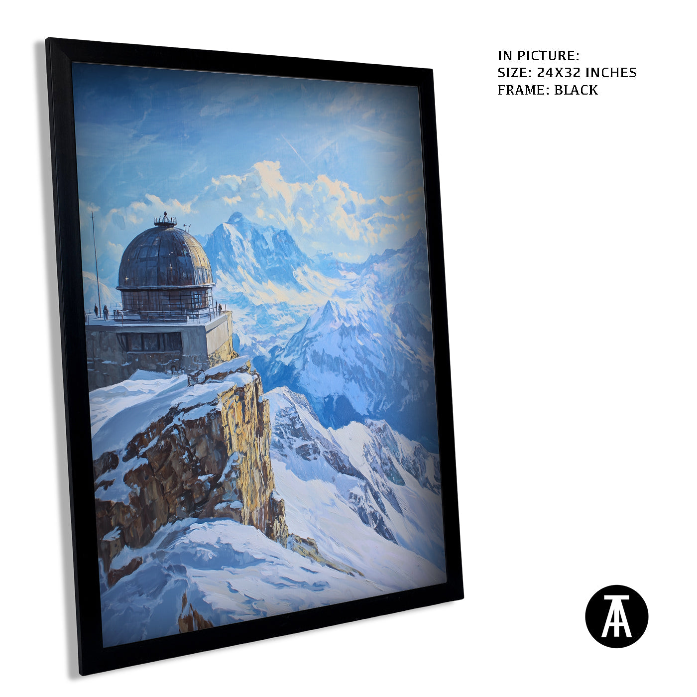 Artwork in Metal Earling Silver Frame