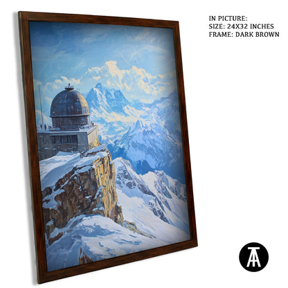 Artwork in Metal Champagne Gold Frame