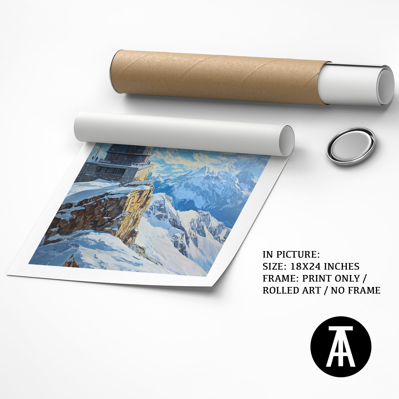 Artwork as Print Only or Rolled Art
