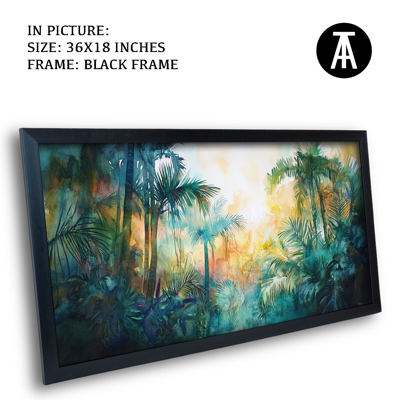 Artwork in Metal Earling Silver Frame