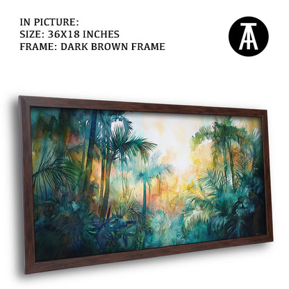 Artwork in Metal Champagne Gold Frame