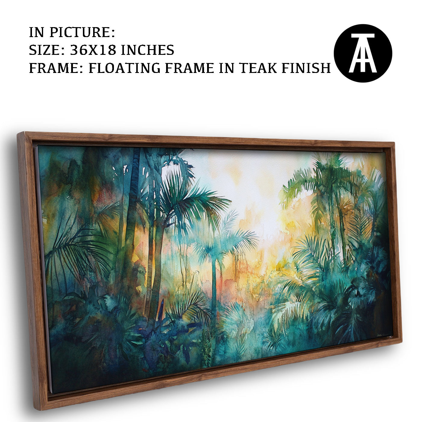 Artwork in Floating Frame