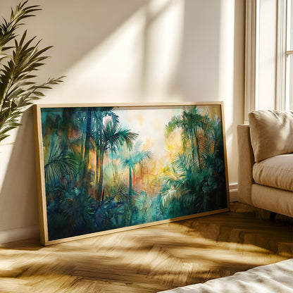 Modern Art Painting in a Lifestyle Setting