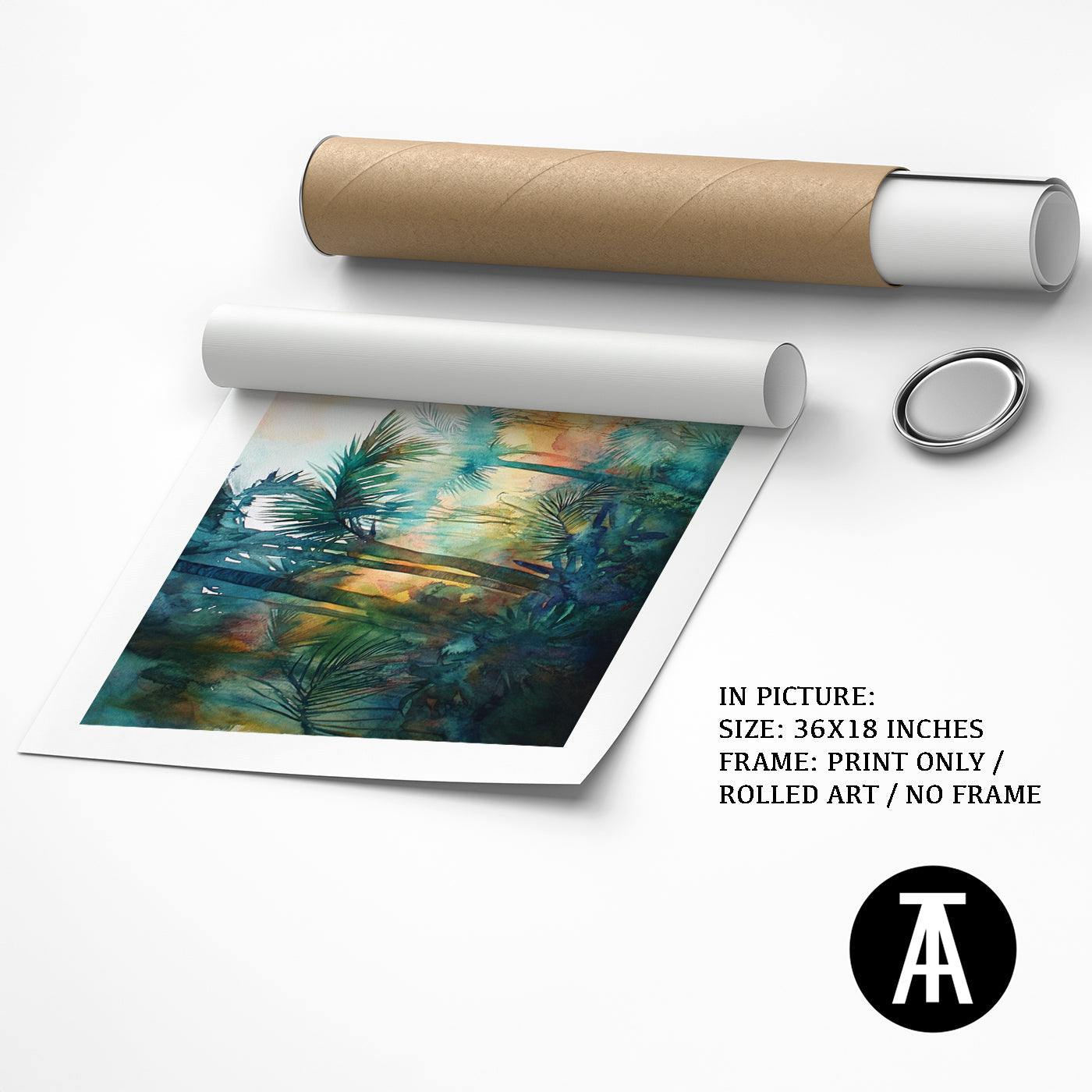 Artwork as Print Only or Rolled Art