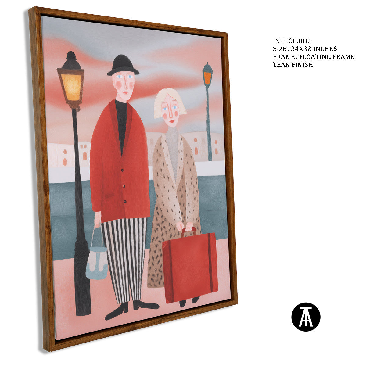 Artwork in Floating Frame