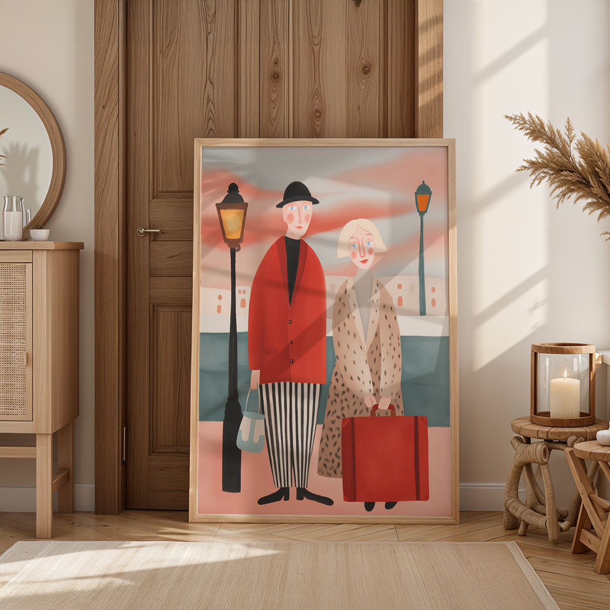 Painting in a Lifestyle Setting