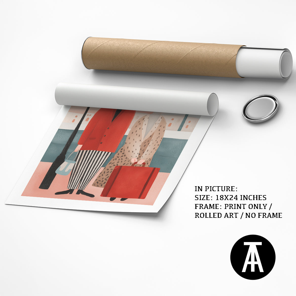 Artwork as Print Only or Rolled Art