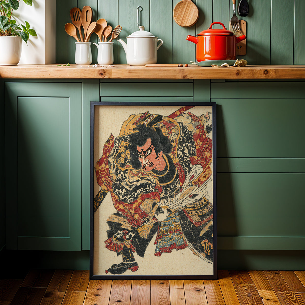 Japanese Artwork in a Lifestyle Setting