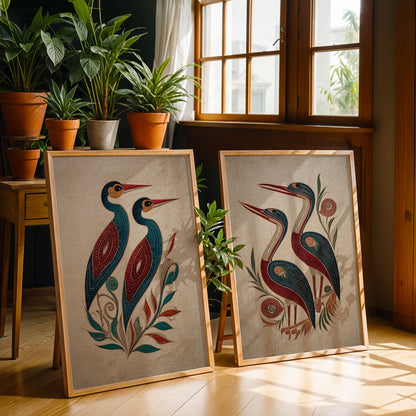 Heritage Indian Painting in a Lifestyle Setting