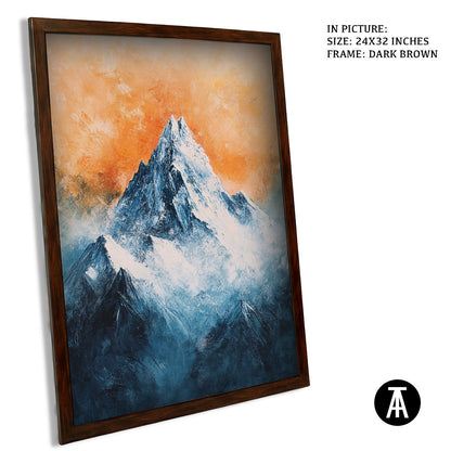 Artwork in Metal Champagne Gold Frame
