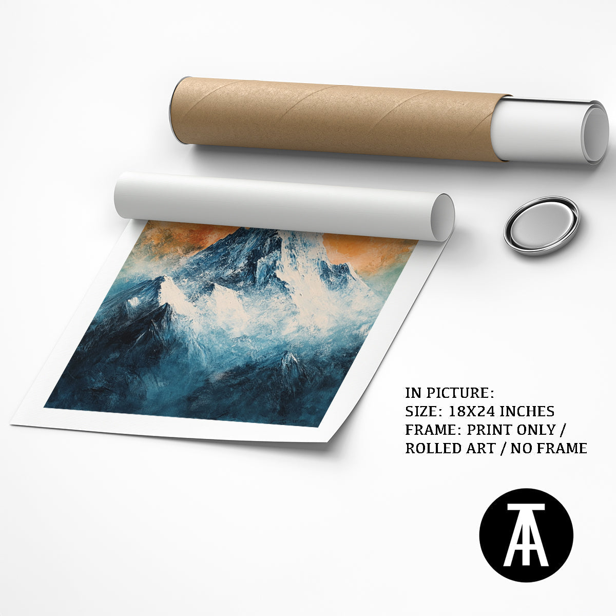 Artwork as Print Only or Rolled Art