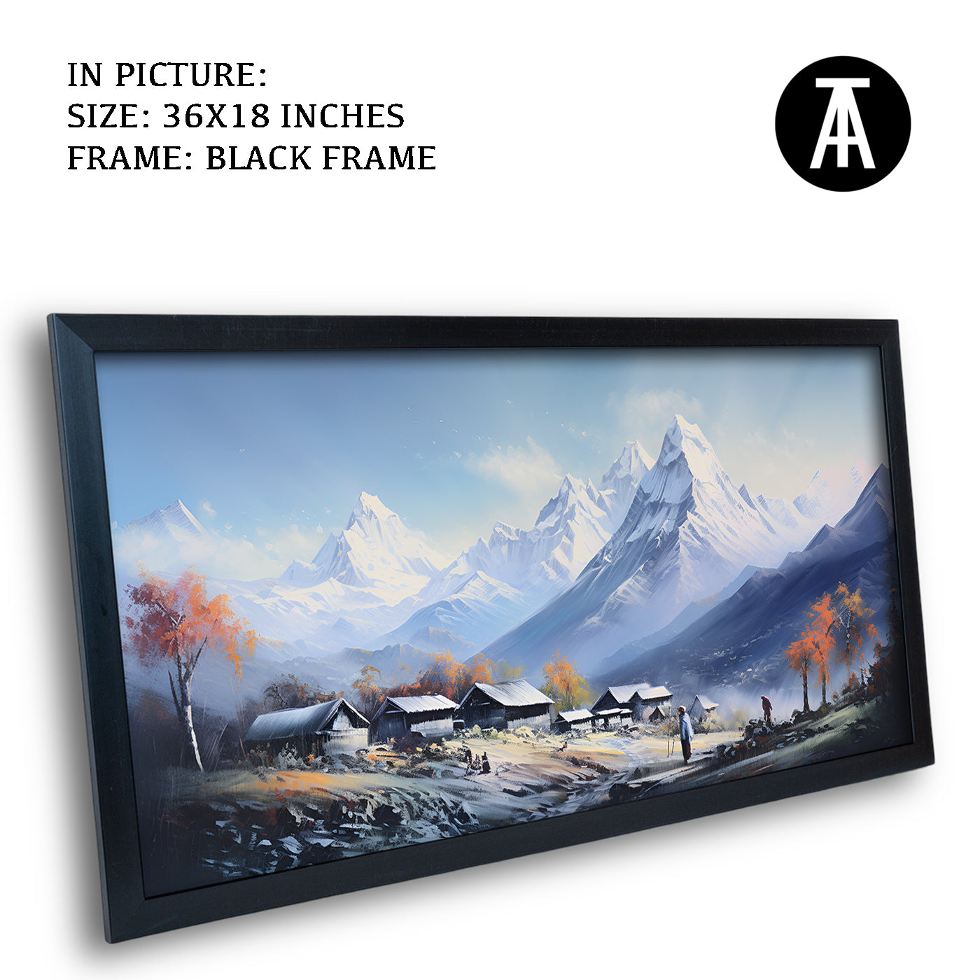 Artwork in Metal Earling Silver Frame