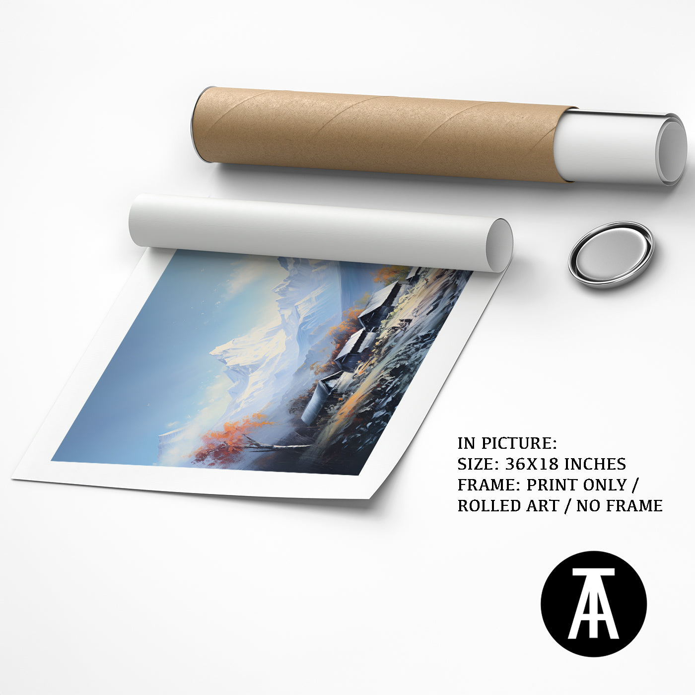 Artwork as Print Only or Rolled Art