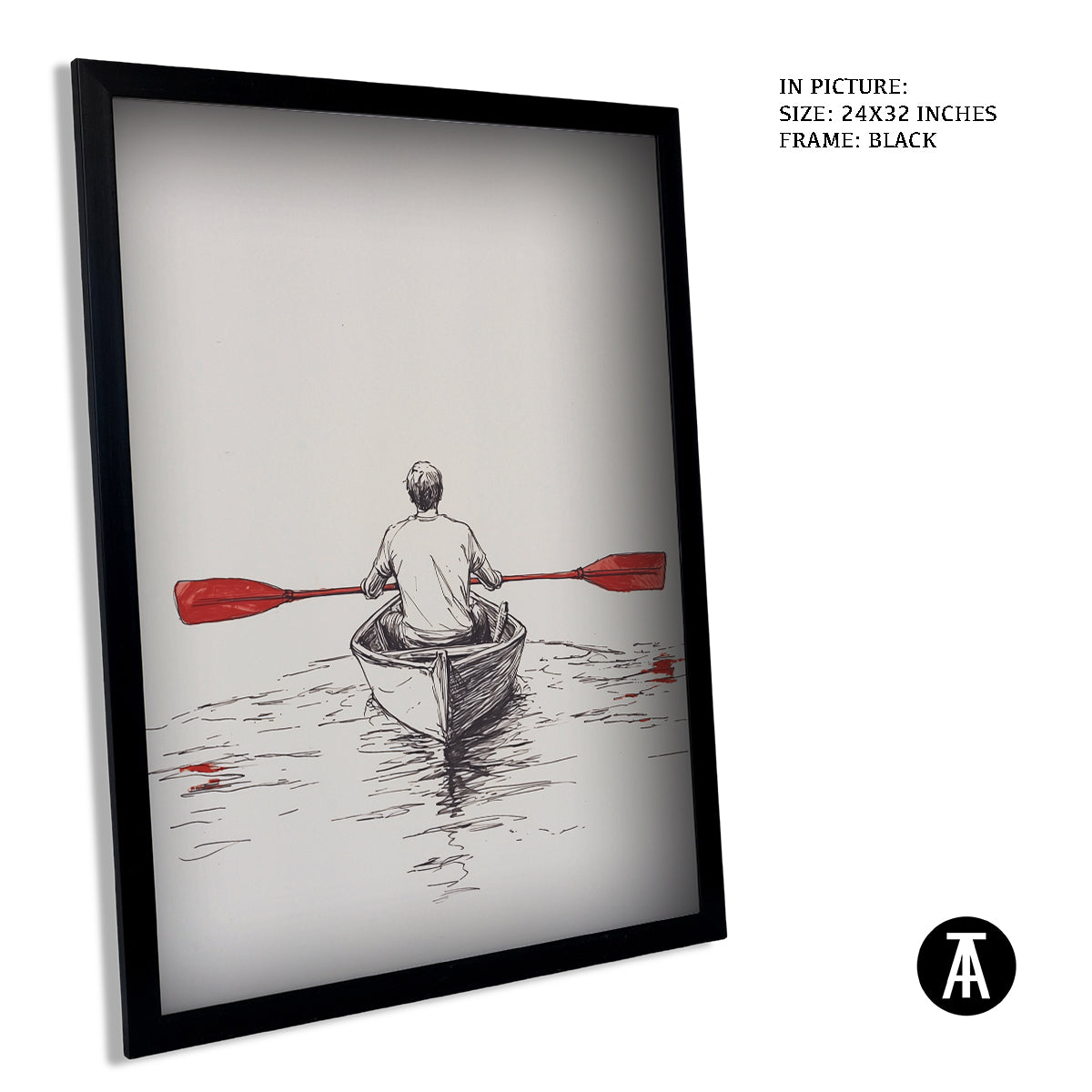 Artwork in Metal Earling Silver Frame