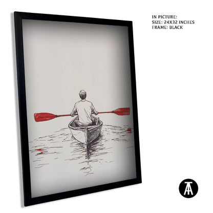 Artwork in Metal Earling Silver Frame