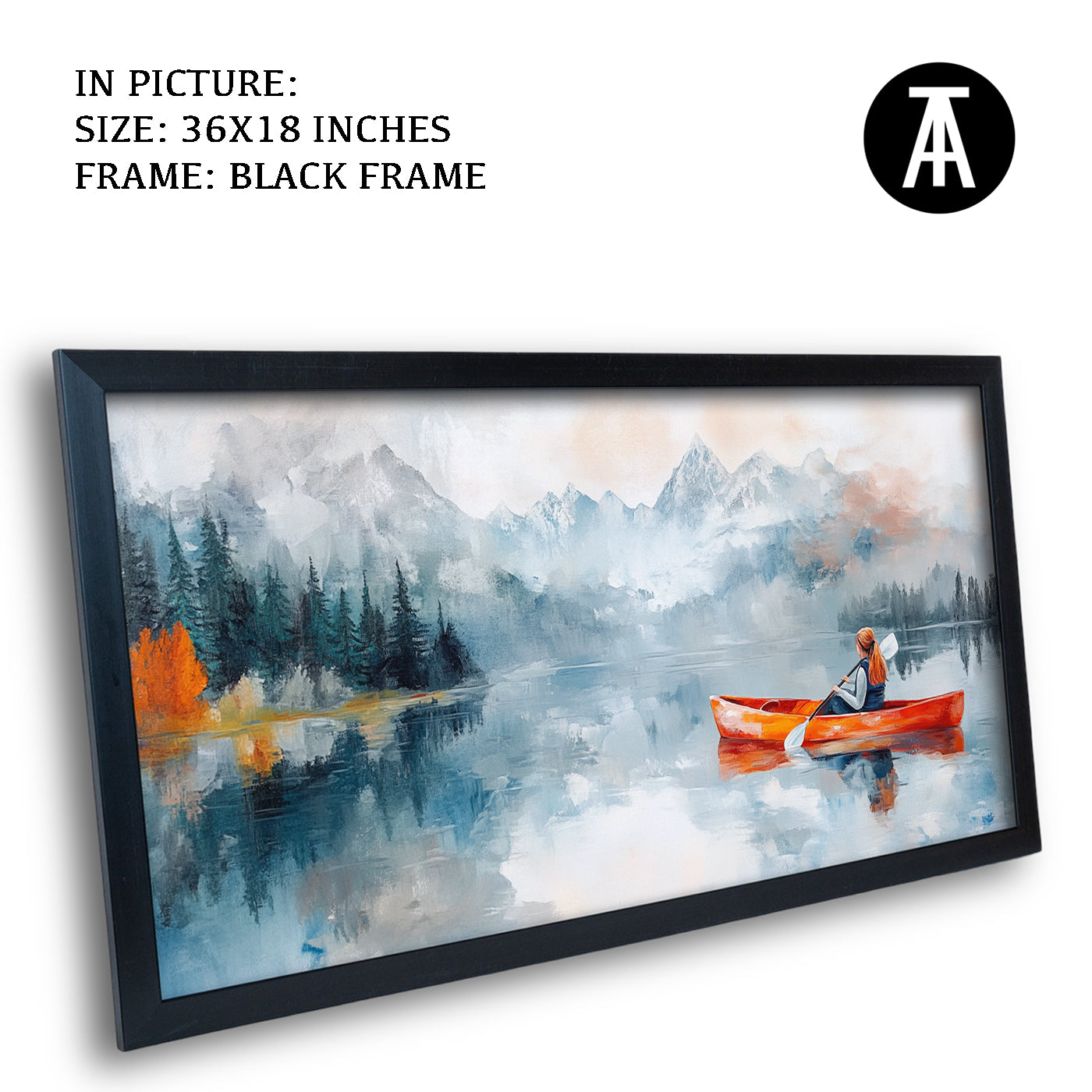 Artwork in Metal Earling Silver Frame