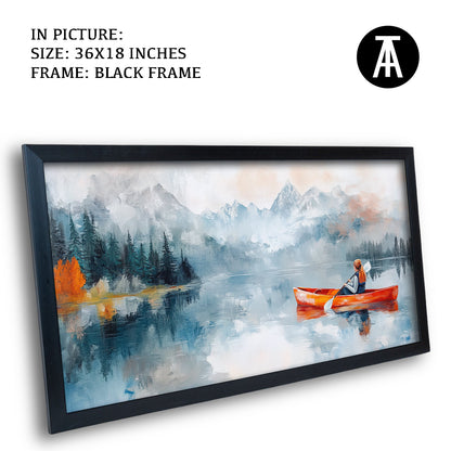 Artwork in Metal Earling Silver Frame