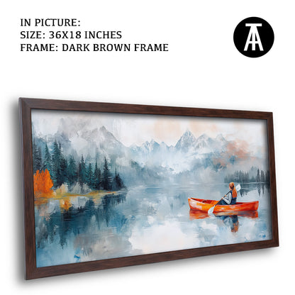Artwork in Metal Champagne Gold Frame