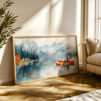 Modern Art Painting in a Lifestyle Setting