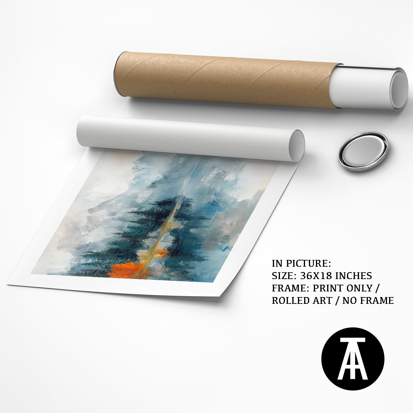 Artwork as Print Only or Rolled Art