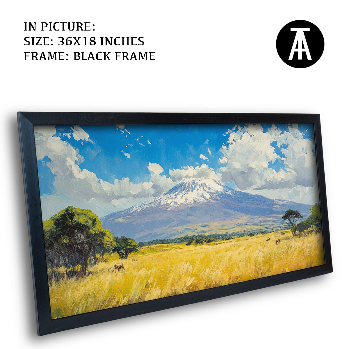 Artwork in Metal Earling Silver Frame