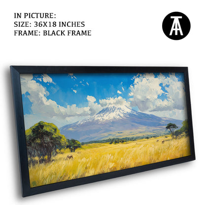 Artwork in Metal Earling Silver Frame