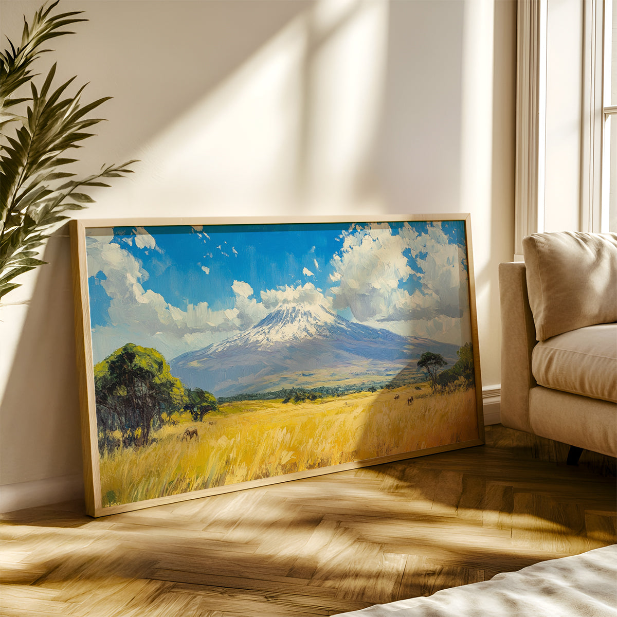 Indian Painting in a Lifestyle Setting