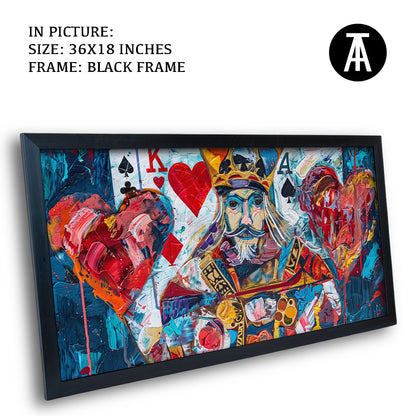 Artwork in Metal Earling Silver Frame