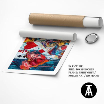 Artwork as Print Only or Rolled Art