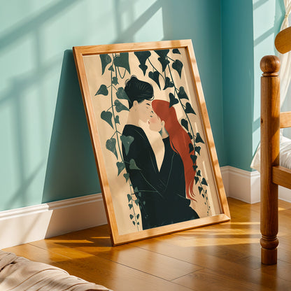 Praha Bohemian Artwork in a Lifestyle Setting