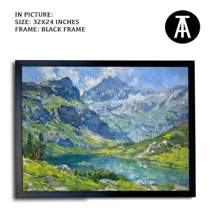 Artwork in Metal Earling Silver Frame