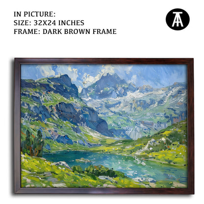Artwork in Metal Champagne Gold Frame