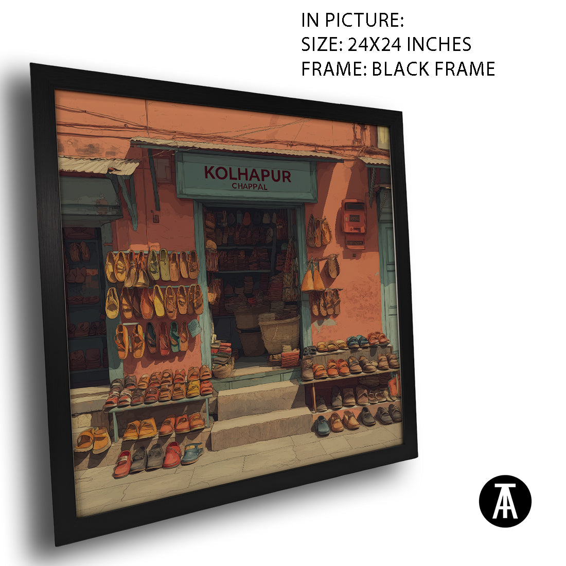 Artwork in Black Frame