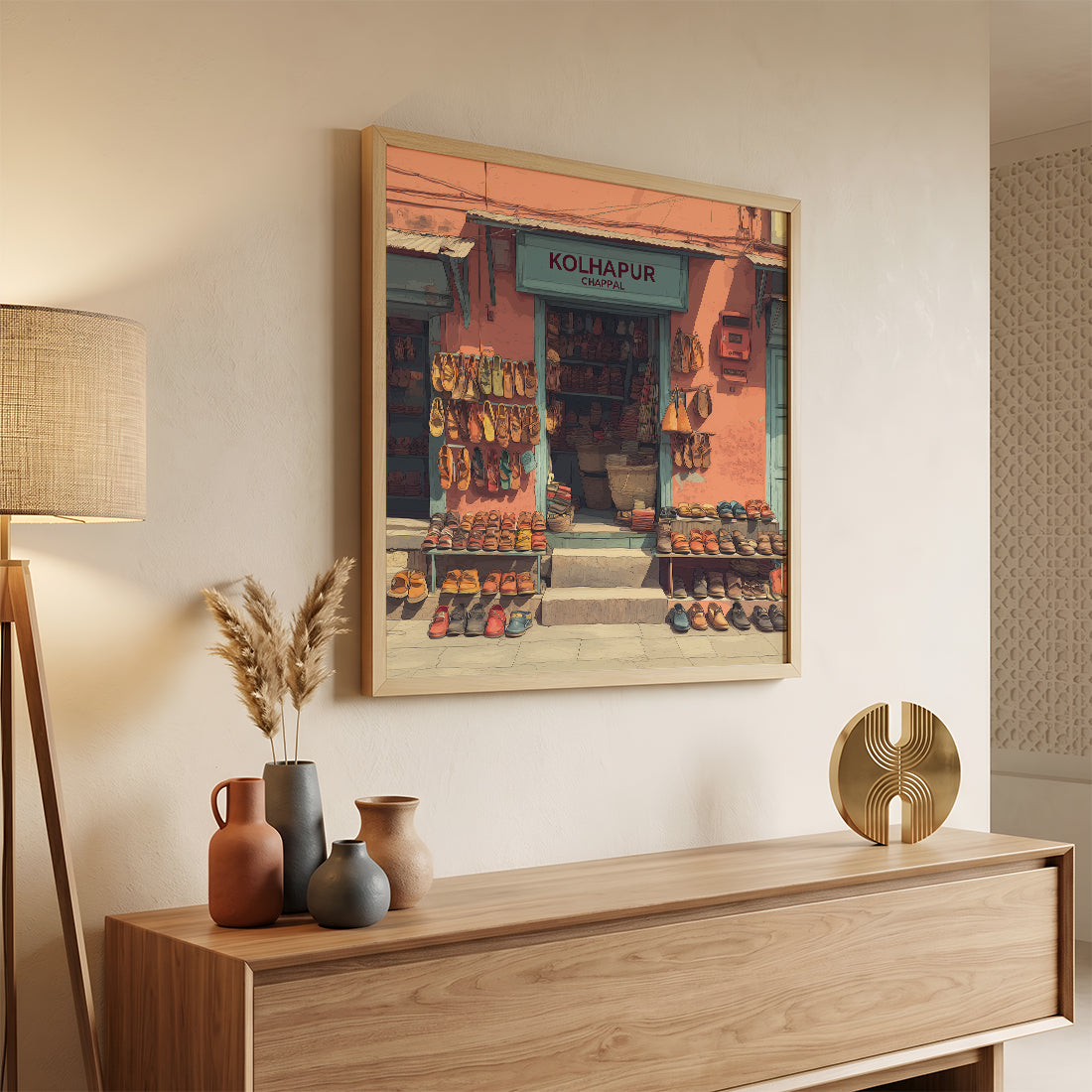 Indian Art in a Lifestyle Setting