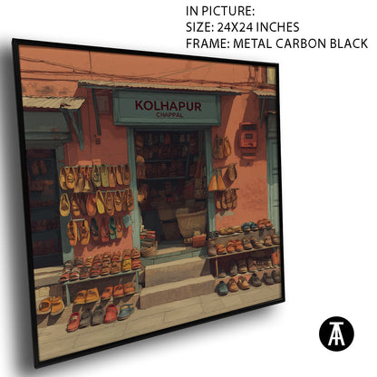 Artwork in Carbon Black Meta Frame