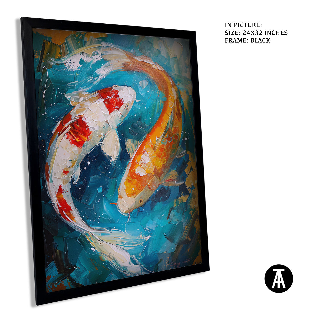 Artwork in Metal Earling Silver Frame