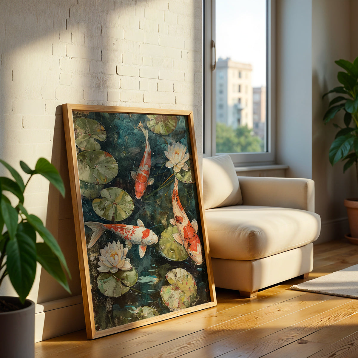 Indian Artwork in a Lifestyle Setting