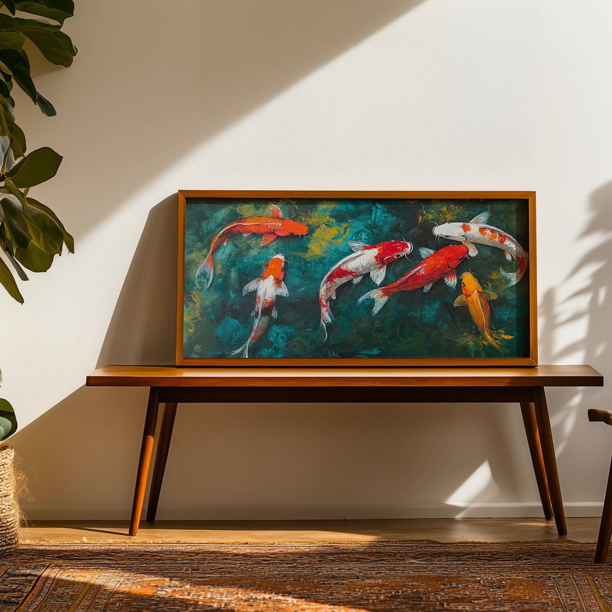 Japanese Artwork in a Lifestyle Setting